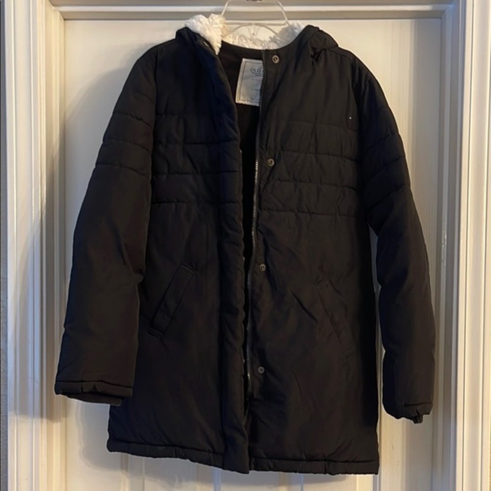 Old Navy Kids Black Puffer Jacket size X large plus
